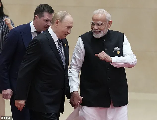 Putin, Modi, and Xi Converge in Beijing, Signaling Strengthening Ties Amid Global Geopolitical Shifts