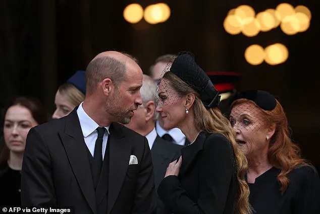 Solemn Tribute: Prince and Princess of Wales Attend Duchess of Kent's Funeral as Royal Family Unites in Mourning