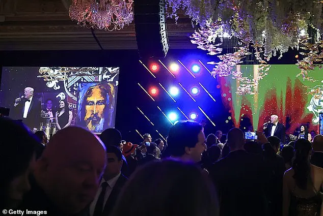 A Night of Opulence and Elegance: Melania Trump's Shimmering Silver Gown Steals the Spotlight at Mar-a-Lago's New Year's Eve Celebration