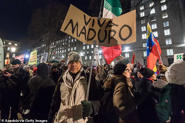 Protesters Burn American Flag Outside Downing Street as Tensions Rise Over Trump's Involvement in Maduro Capture