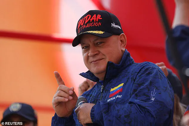 Trump Administration Raises Reward for Information on Venezuela's Cabello Rondón as U.S. Intensifies Pressure on Maduro Regime