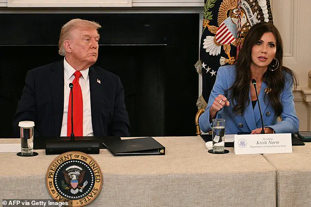 DHS Secretary Kristi Noem Faces Crisis of Confidence as Approval Rating Plummets to 33% Amid Controversial Deportation Crackdown and Border Patrol Shooting