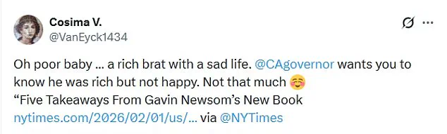 Gavin Newsom's Memoir Sparks Controversy as Critics Accuse Him of 'Embellishing Hardships' and Downplaying Affluence