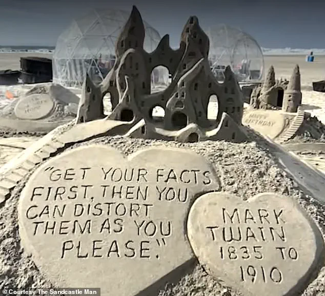 Hotel del Coronado Bans Sandcastle Artist Over Mark Twain Quote on Beach Sculpture
