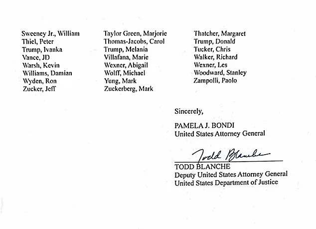 Epstein Files Fully Released, Unveiling List of 305 High-Profile Individuals Including Celebrities and Politicians