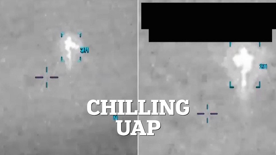 Declassified UFO videos reveal humanoid and tentacled shapes resembling biblical angels.